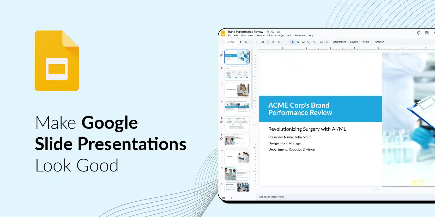 Make Google Slide Presentations Look Good