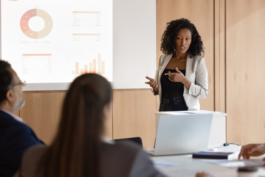 how to present benchmarking data