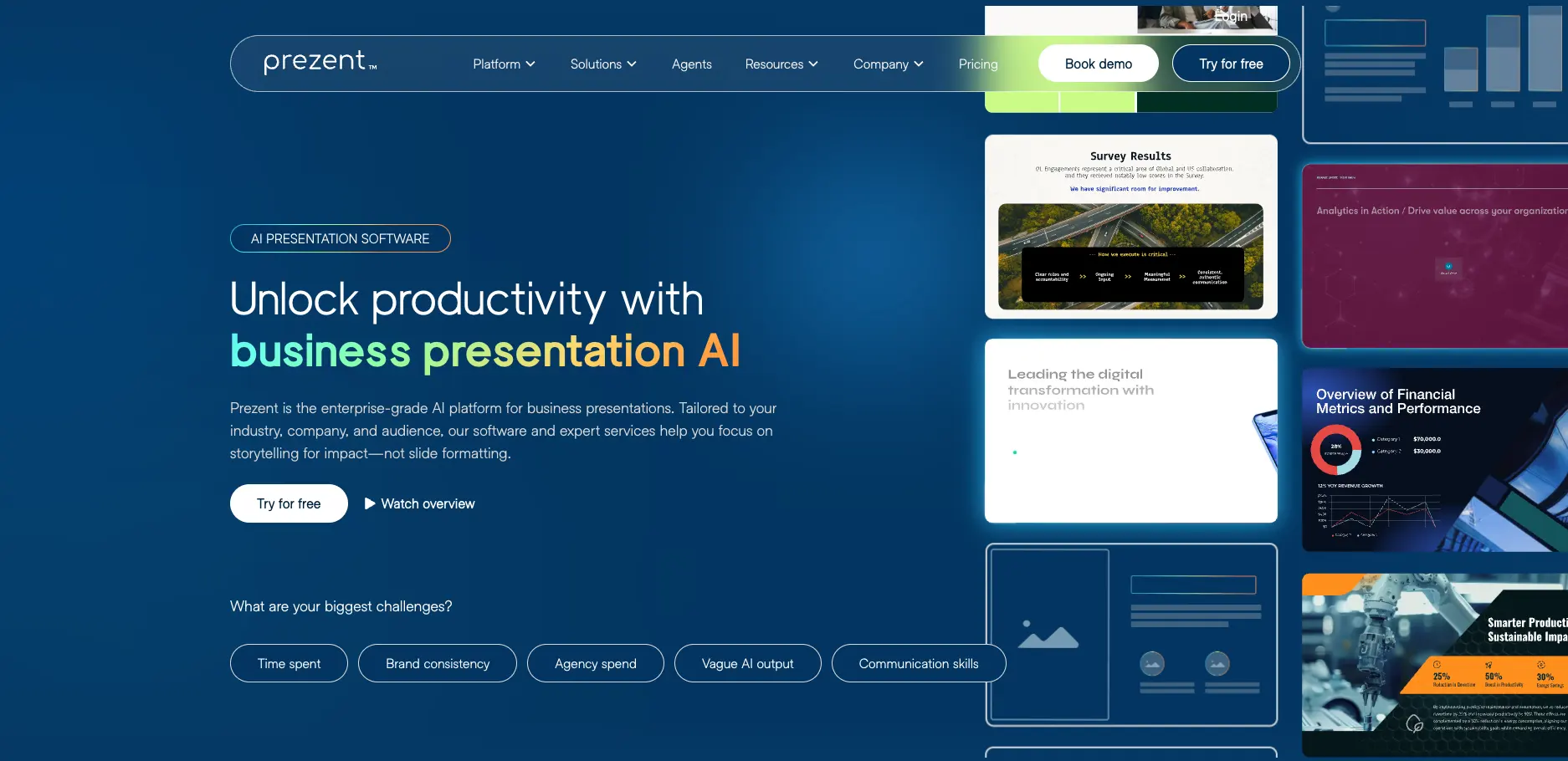 Prezent - AI Presentation Tool for Large Teams